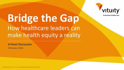 Play video Becker’s Live Webinar: How Healthcare Leaders Can Make Health Equity a Reality.